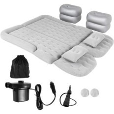 Car mattress Ruyii 174x126 cm gray with pump and pillows