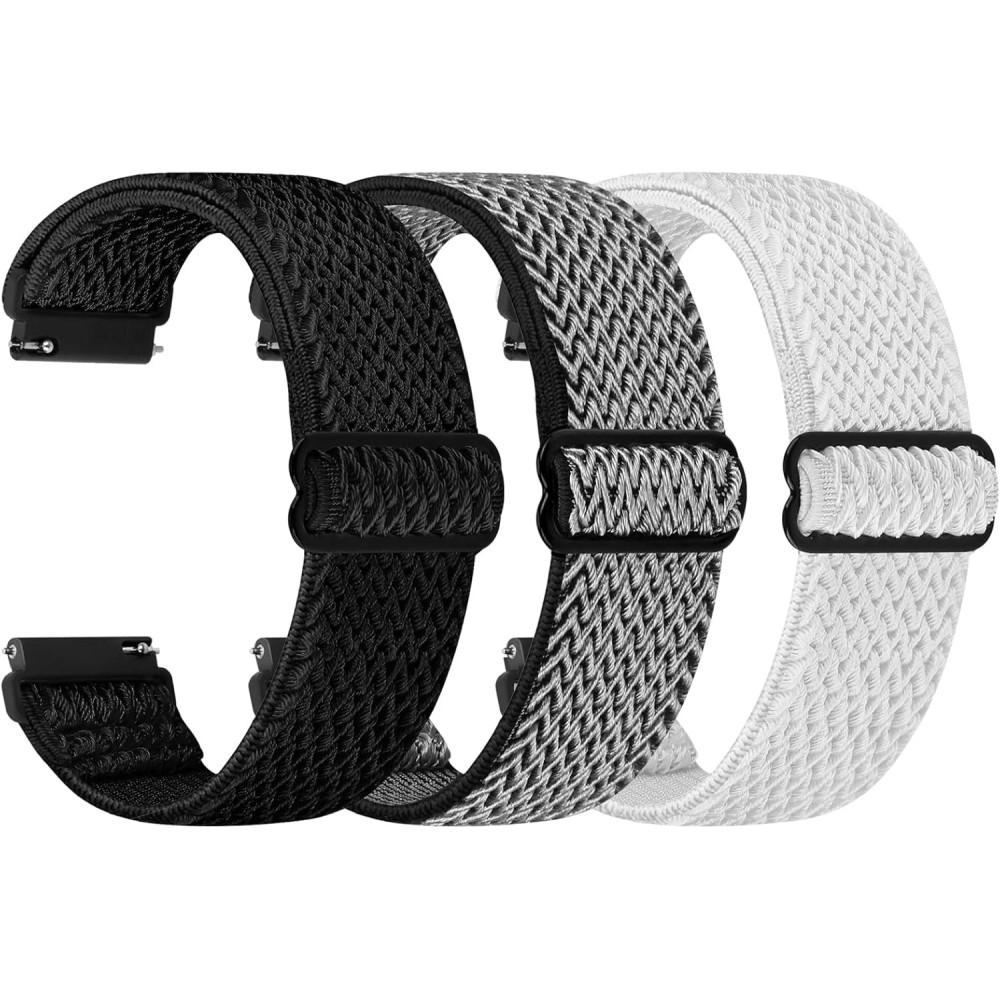 Watch Strap Amazfit GTS / BIP JANPSO 20mm Soft Nylon Sportowy 3 τεμάχια
