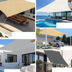 Sunny Sunny Guard Triangular 6x6x6 m Vanntett krem