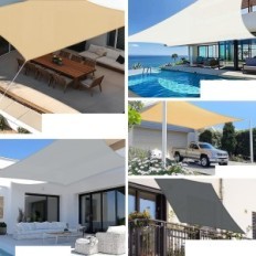 Sunny Sunny Guard Triangolare 6x6x6 m Crema impermeabile