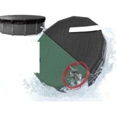 Basin Cover Planenfux PP03 Γύρος 450/520 CM PE 200 G / M² ανθεκτικό σε UV ανθεκτικό