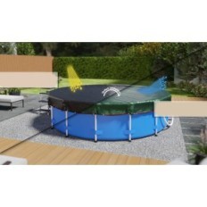 Waschbecken-Cover PlanenFux PP03 Runde 450/520 cm PE 200 g / m² UV-beständig