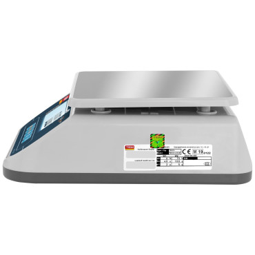 Balance commerciale 15 kg / 5 g LCD M LÉGALISATION