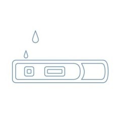 Teste incompleto rápido para legionella. Resultado Imediato Alta sensibilidade
