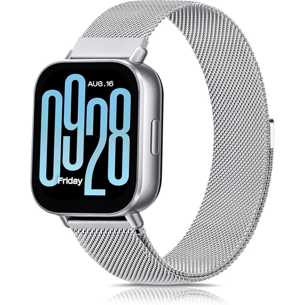 Metallstropp for Xiaomi Redmi Watch 5 Active / Lite Silver Oumida