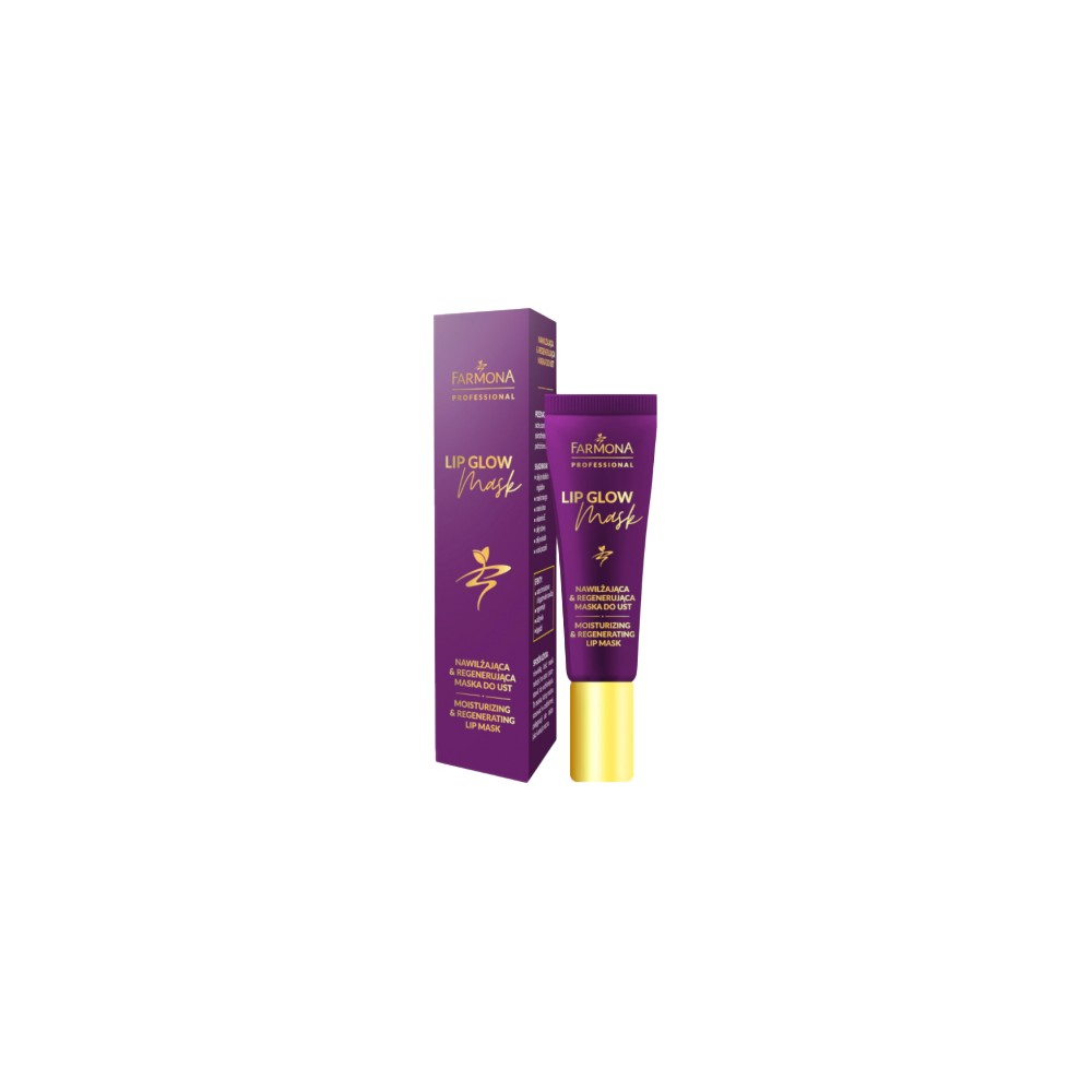 FARMONA LIP GLOW MASK – Moisturizing & Regenerating Lip Mask 12 ml — front view
