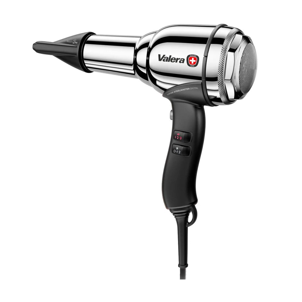 Valera Steel Master Chrome Hair Dryer — side view