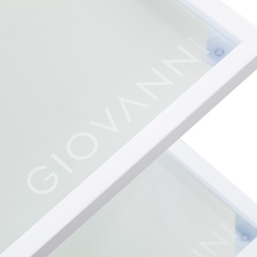 Giovanni E40 kosmetikbord — nærbillede af overflade
