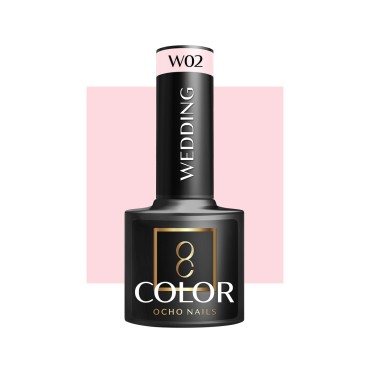 OCHO NAILS Hibrid körömlakk Esküvő W02 - 5 g — elölnézet