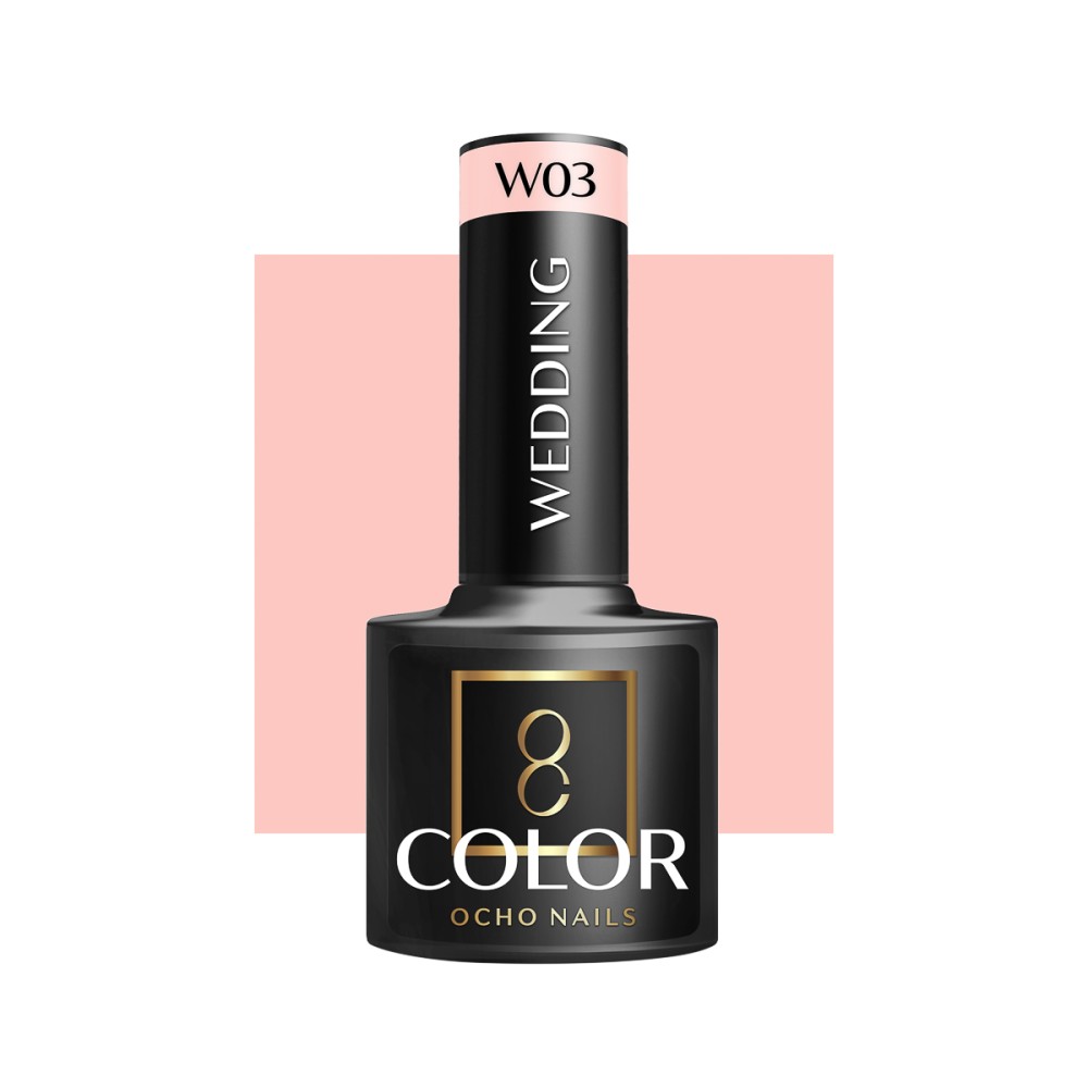 OCHO NAILS Hybrid-geelilakka WEDDING W03 - 5 g — etuosa