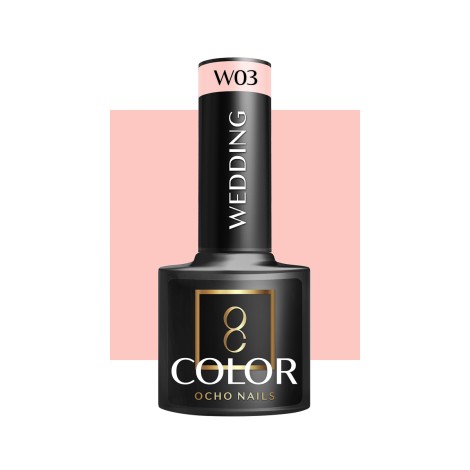 OCHO NAILS Hybrid körömlakk WEDDING W03 - 5 g — elölnézet