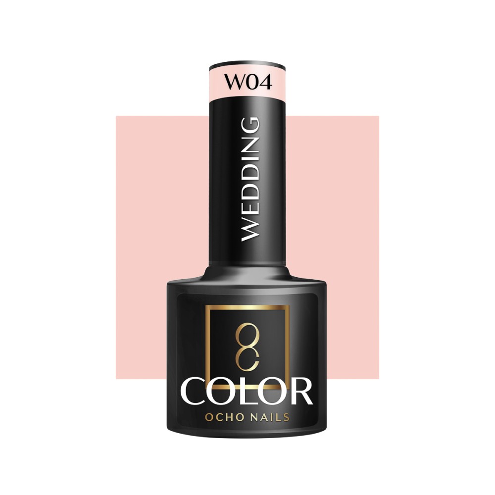 OCHO NAILS Hybrid nagellack bröllop W04 -5 g — framsida