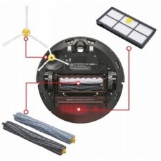 Šepečių rinkinys Filtrai Gares į Irroszot Roomba 800