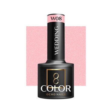 OCHO NAILS Hibrid körömlakk wedding W08 - 5 g — elölnézet