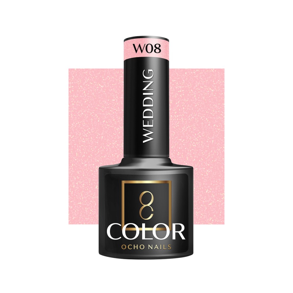 OCHO NAILS Hibridni lak za nohte Poroka W08 - 5 g — sprednji pogled
