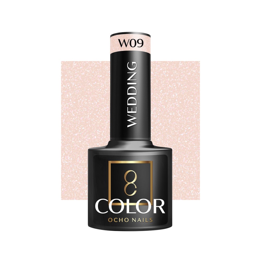 Esmalte híbrido OCHO NAILS colección Wedding W09 - 5 g — vista frontal