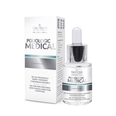 Farmona PODOLOGIC MEDICAL Gel per la Cura di Pelle e Unghie con Infezioni Fungine 15ml — confezione
