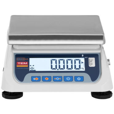 Tabulas skala 2 RS232 interfeisa platforma 3 kg / 1 g LCD M legalizācija