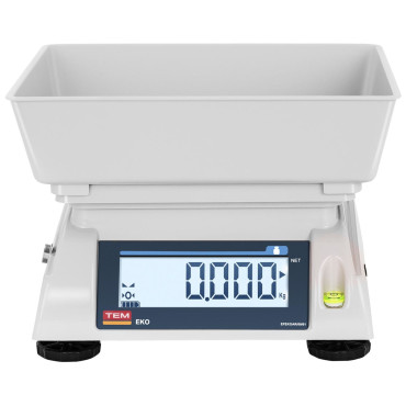 Tabellskala 2 RS232-grensesnittplattformen 6 kg / 2g LCD M-legalisering