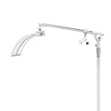 Lámpara de tratamiento para pestañas GLOW blanca — vista lateral