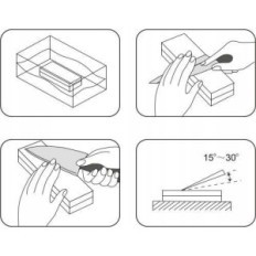 Seting Set 1000/6000 Sharpening Stone Luvas de Proteção