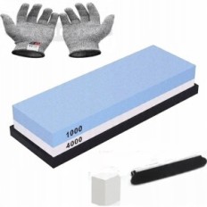 Seting Set 1000/6000 Sharpening Stone Luvas de Proteção