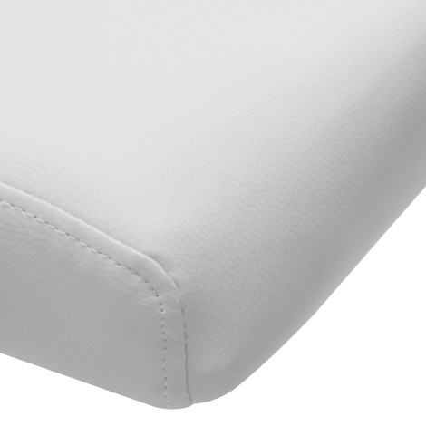 Sillón cosmético QS-OF211G oro gris claro — detalle del asiento