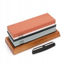 Kniv Stone Stone Vandstone Osełka Stone 400/1000 3000/8000 + Handsker