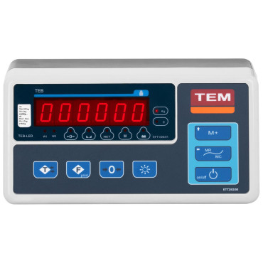 Rūpniecības platforma Svars RS232 Interface 1500 kg / 500 g LED M legalizācija