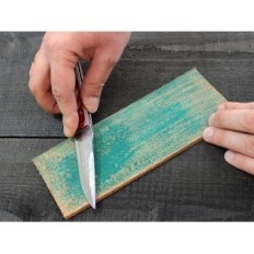 Leather leather polisher for universal knives