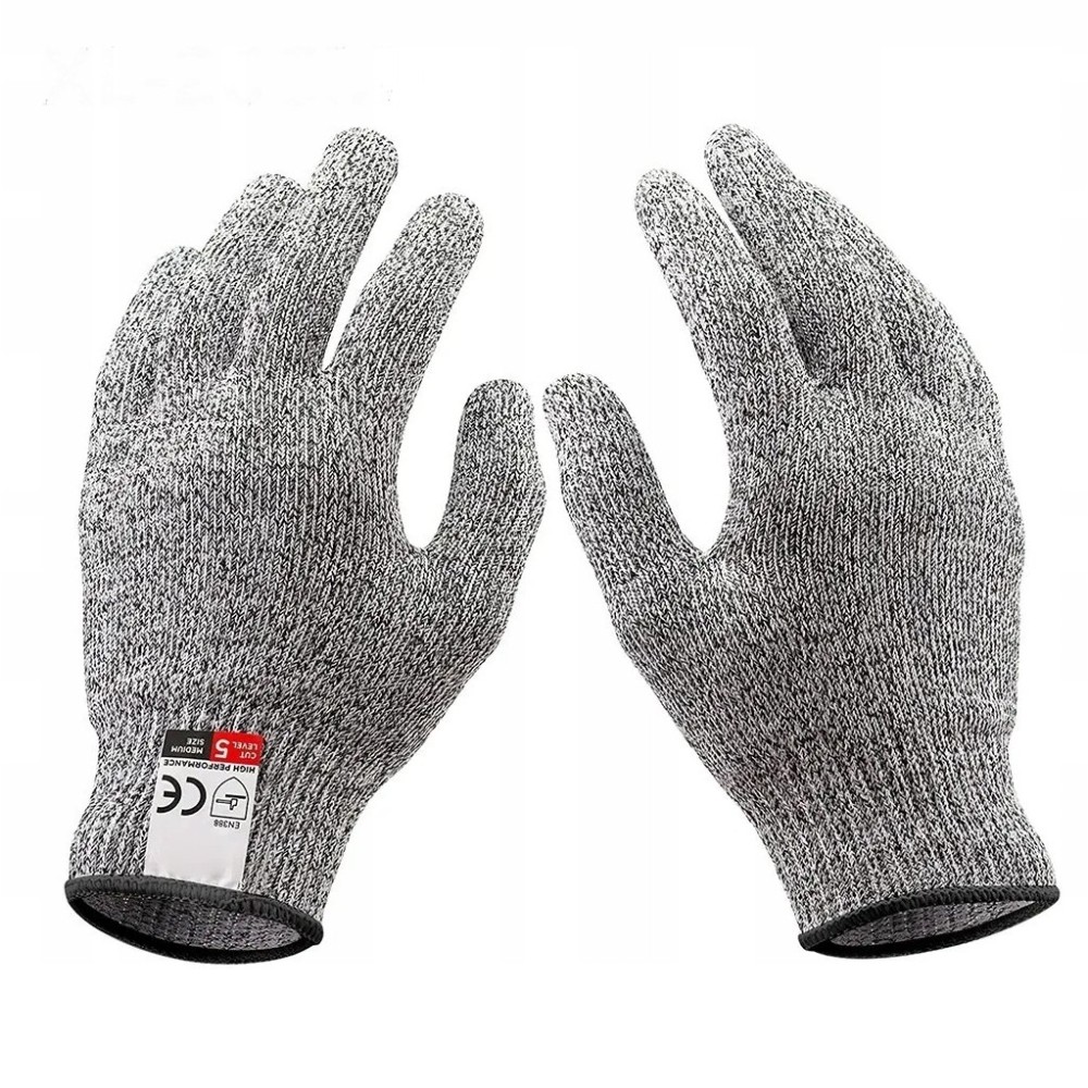 Kitchen anti-clipping gloves for sharpening knives 5 Security level XL