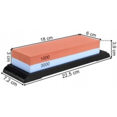 Pedra de solta água de pedra para afiar facas Gradation 1000 3000