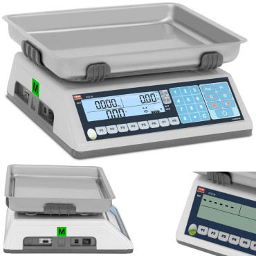 Iepirkšanās RP232 PLI Interfeiss 30 kg / 10 g LCD M legalizācija