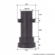 Mažinimo bajonet adapteris iki z karcher hd hd m22 už seriją k2 k 3 k 4 ks k6 k7