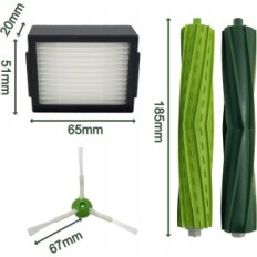 Kit para Iroboz Roomba E5 E6 E7 I7 FI3 + I4 + I6 + I8 + E6 J7 + Filtros Pinceles