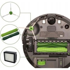 Kit pour Iroboz Roomba E5 E6 E7 E7 I7 FI3 + I4 + I6 + I8 + E6 J7 + Filtres Brosses