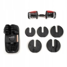 Justerbar Dumbbell Hurtigjustering Moderne 2,5-24 kg reguleringssystem