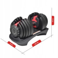 Regolazione rapida con manubri regolabile Modern 2,5-24 kg di regolazione