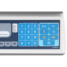 Interface de Shopping RS232 PLU 15 kg / 0,05 kg LED M LEGALIZAÇÃO