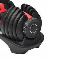 Justerbar Dumbbell Hurtigjustering Moderne 2,5-24 kg reguleringssystem