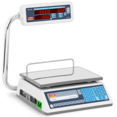 Shopping Care Trade -liitännän RS232 PLU 30 kg / 0.01 kg LED M LAKING