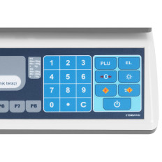Prekybos priežiūros sąsaja RS232 PLU 30 kg / 0,01 kg LED m legalizavimas