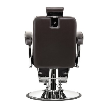 Κάθισμα Κουρείου Hair System BM88066 Καφέ — προβολή από πίσω