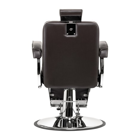Hair System BM88066 barna borbélyszék — hátulnézet