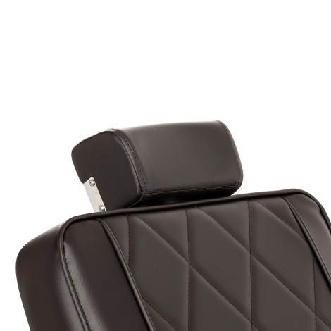 Sillón de barbero Hair System BM88066 marrón — detalle de la cabeza