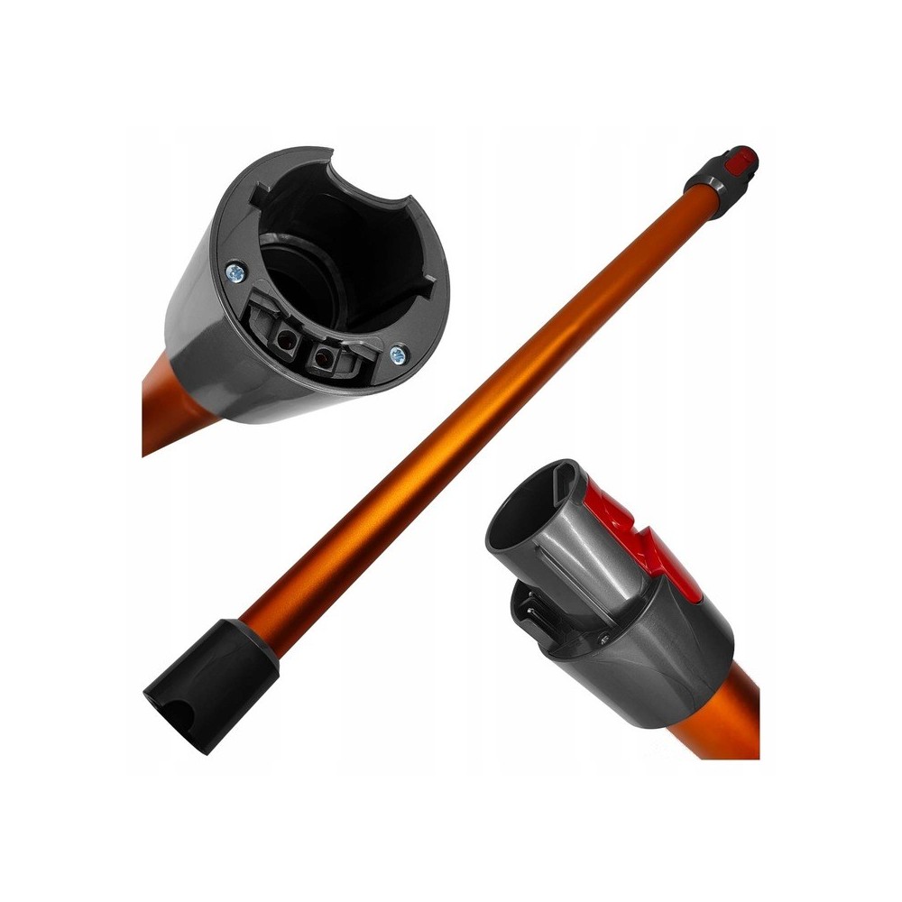 En aluminium oransje aluminium rør for dyson v7 v8 v10 v11 v15 72cm