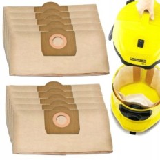 10x Χαρτί κενού Καρδάρου Karcher WD3, WD3.200 MV 3 SE 4001 SE 4002