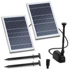 Fontaine pour bassin d'eau solaire 1350 l/h 1,6 m 2 x 6 W