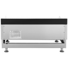 Kaksinkertainen sileä kaasugriili LPG / Propaani-Butaani 2 x 3000 W 30 mbar