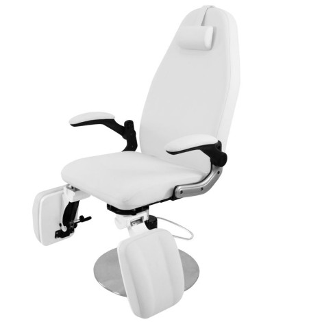 Fauteuil de podologie hydraulique AZZURRO 713A blanc